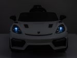 Porsche Spyder Rs, 12 Volt Kinder Accu Auto, Rubberen Banden, Leder Zitje En Meer! - Afbeelding 12