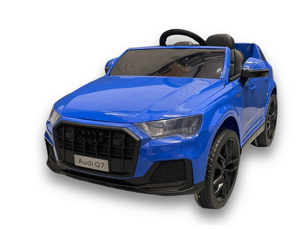 audi-q7-elektrisch-kinder-accu-voertuig-eindhoven.png Audi Q7 Elektrische Kinderauto, 12 Volt, Rubber Banden En Meer! - Afbeelding 1