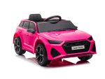 Audi Rs6,12 Volt Elektrische Kinderauto Met Rubberen Banden, Leder Zitje En Meer! - Afbeelding 2