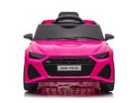 Audi Rs6,12 Volt Elektrische Kinderauto Met Rubberen Banden, Leder Zitje En Meer! - Afbeelding 3