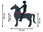 My Pony, Rijdend Speelgoed Paard Van Rollzone ®, 3 - 6 Jaar (Mp2042-S) - Afbeelding 7
