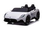 Maserati Mc20 2-Zitter, 24V Elektrische Kinderauto, Rubberen Banden, Leder Zitje.