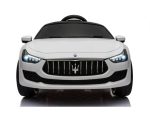 Maserati Ghibli, 12V Elektrische Kinderauto, Rubberen Banden, Leder Zitje. - Afbeelding 3