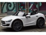 Maserati Ghibli, 12V Elektrische Kinderauto, Rubberen Banden, Leder Zitje. - Afbeelding 6