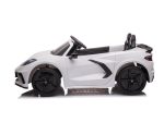 Corvette Stingray, 2-Persoons Elektrische Kinder Voertuig, 12 Volt Met Rubberen Banden, Leder Zitje En Meer! - Afbeelding 4