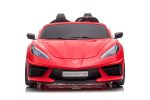 Corvette Stingray, 2-Persoons Elektrische Kinder Voertuig, 12 Volt Met Rubberen Banden, Leder Zitje En Meer! - Afbeelding 3