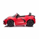 Corvette Stingray, 2-Persoons Elektrische Kinder Voertuig, 12 Volt Met Rubberen Banden, Leder Zitje En Meer! - Afbeelding 4